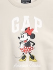GapKids &times; ディズニー オーバーサイズ ウェッジ GAPロゴ スウェットシャツ-3