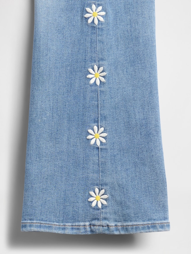 ハイライズ 刺しゅうワッペン '70s フレアデニム (キッズ)-4