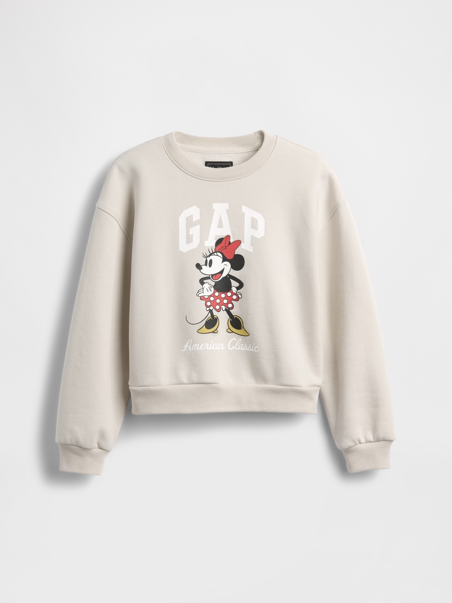 GapKids &times; ディズニー オーバーサイズ ウェッジ GAPロゴ スウェットシャツ-1