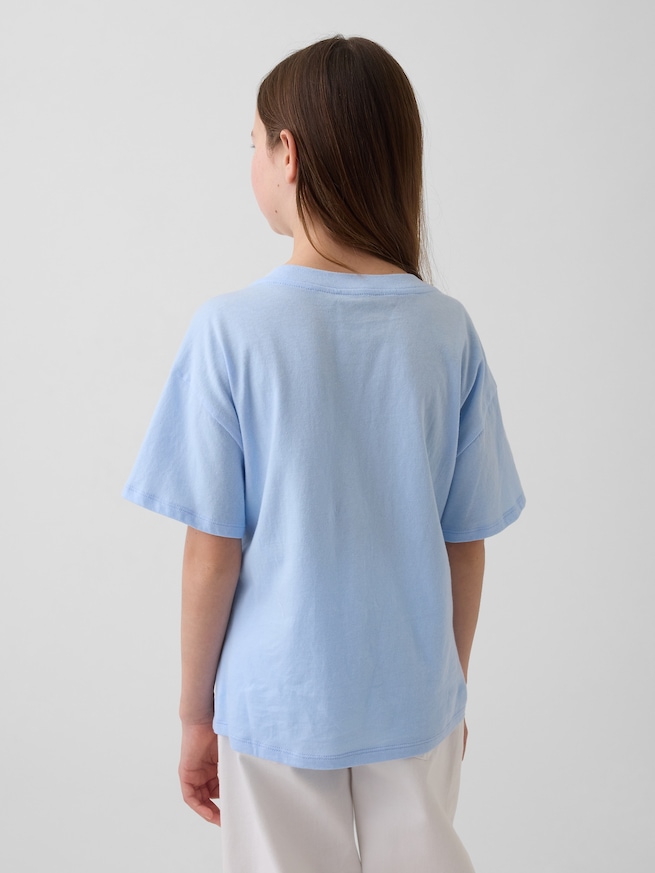 GapKids &times; ディズニー オーバーサイズ フリッピー変身スパンコール グラフィックTシャツ-2