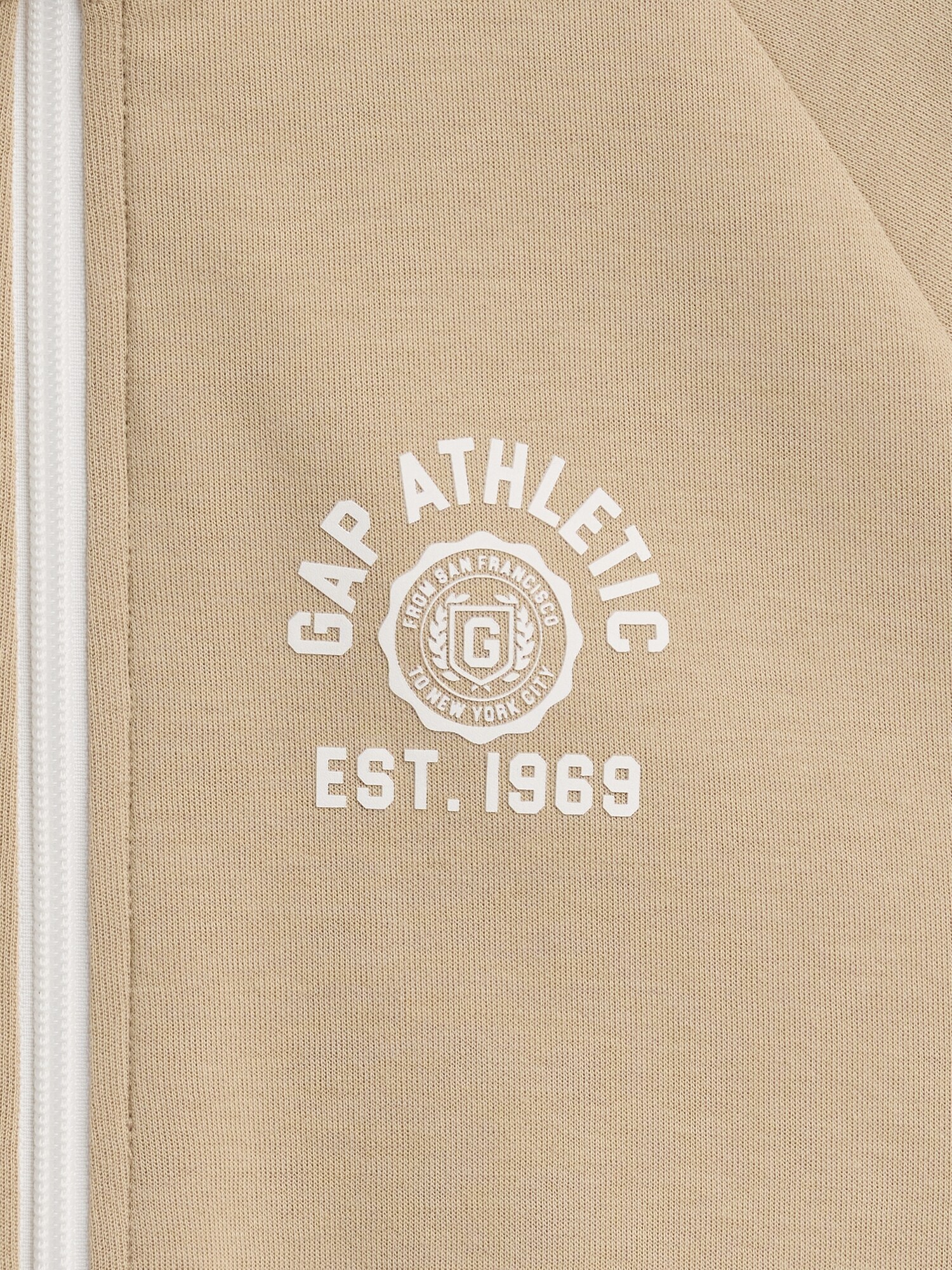 リラックスフィットGAPアスレチックロゴジップアップトラックジャケット（キッズ）-3