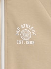 GapFit テック リラックスフィット GAPアスレチックロゴ ジップアップジャケット (キッズ)-3