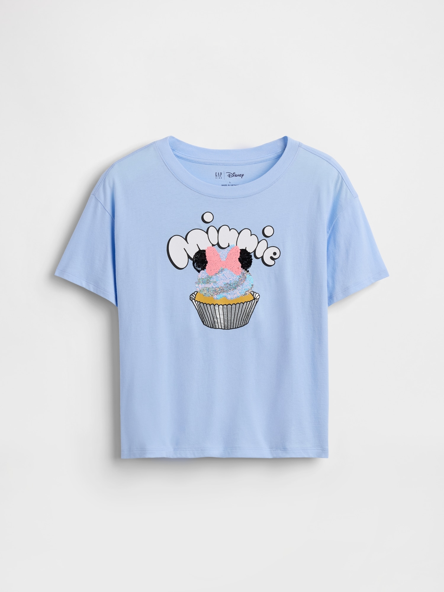 GapKids &times; ディズニー オーバーサイズ フリッピー変身スパンコール グラフィックTシャツ-3
