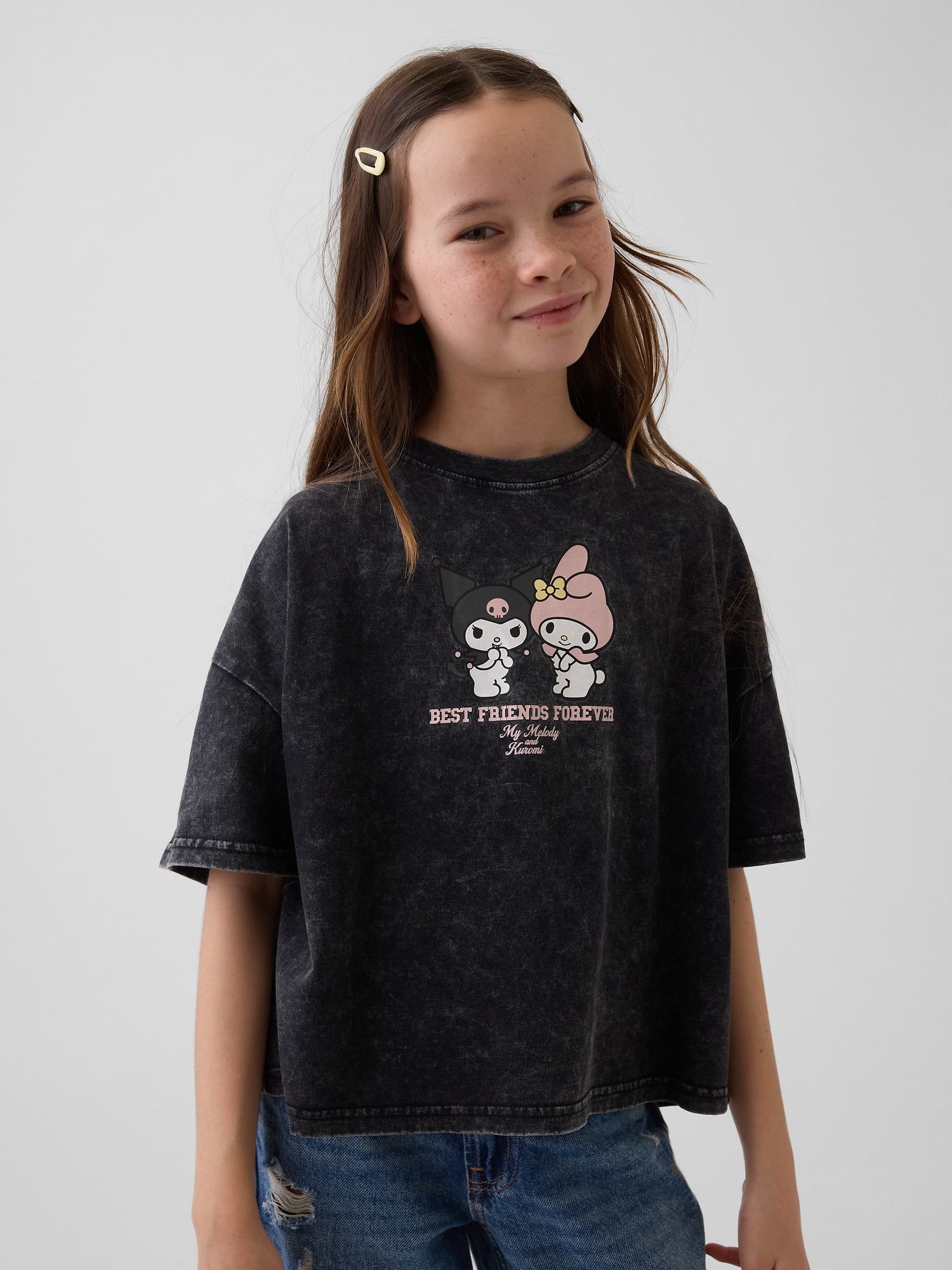 T-SHIRT SURDIMENSIONNÉ À IMPRIMÉ SANRIO POUR ENFANT