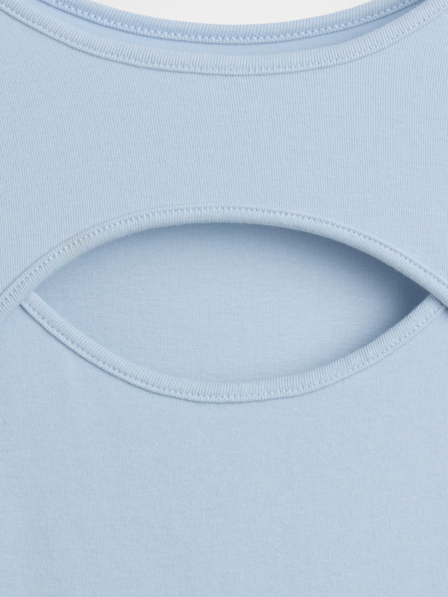 モダン カットアウトTシャツ-4