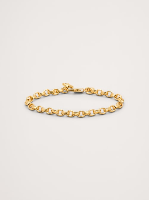 ミニ ダブル オーバル リンクチェーン ブレスレット