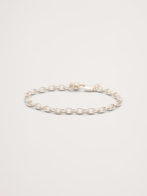 ミニ ダブル オーバル リンクチェーン ブレスレット