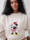 Gap &times; ディズニー ミニーマウス オーバーサイズ GAPロゴ スウェットシャツ-3