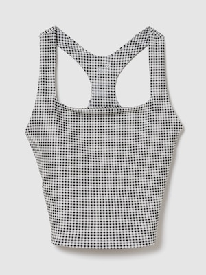 GapFit Studio リサイクル スクエアネック ブラキャミ