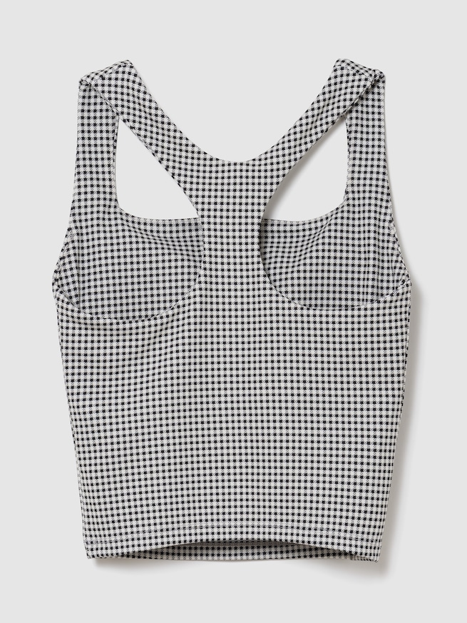 GapFit Studio リサイクル スクエアネック ブラキャミ-1