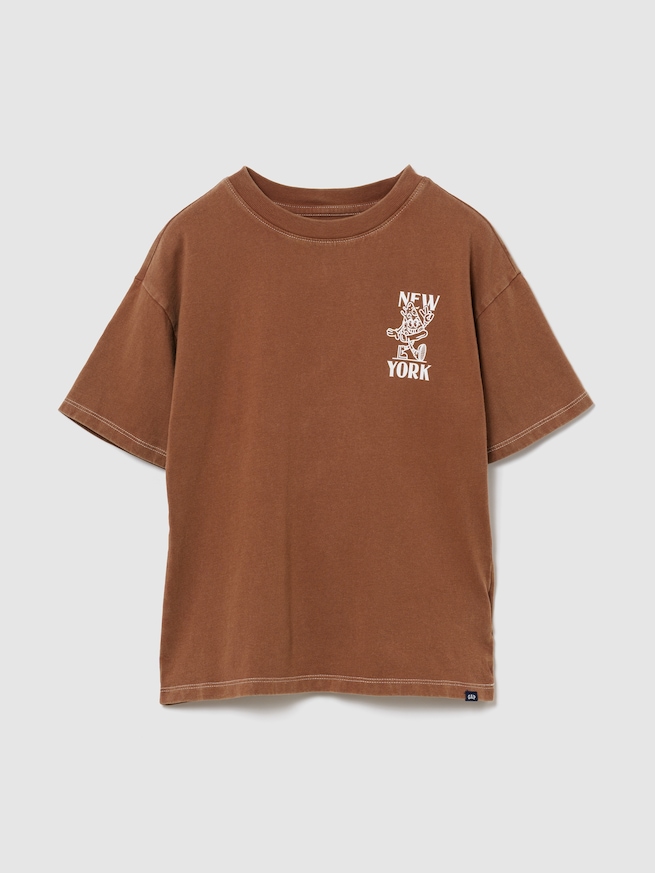 リラックスフィット グラフィックTシャツ (キッズ)-0