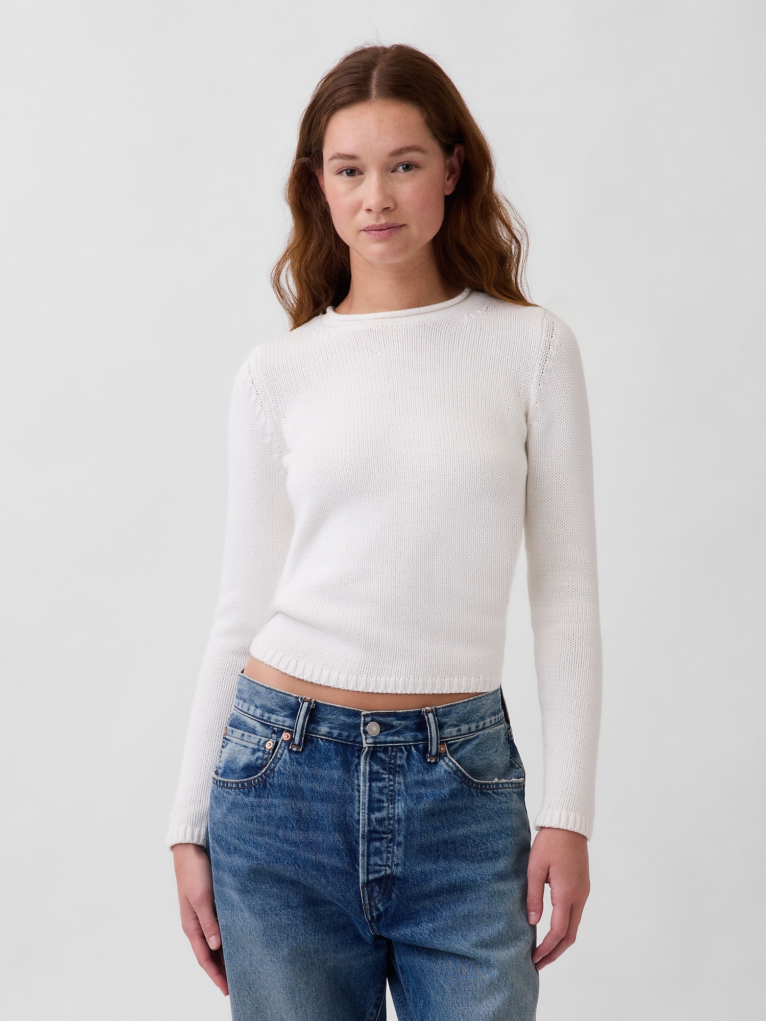 100% Cotton Rollneck Sweater