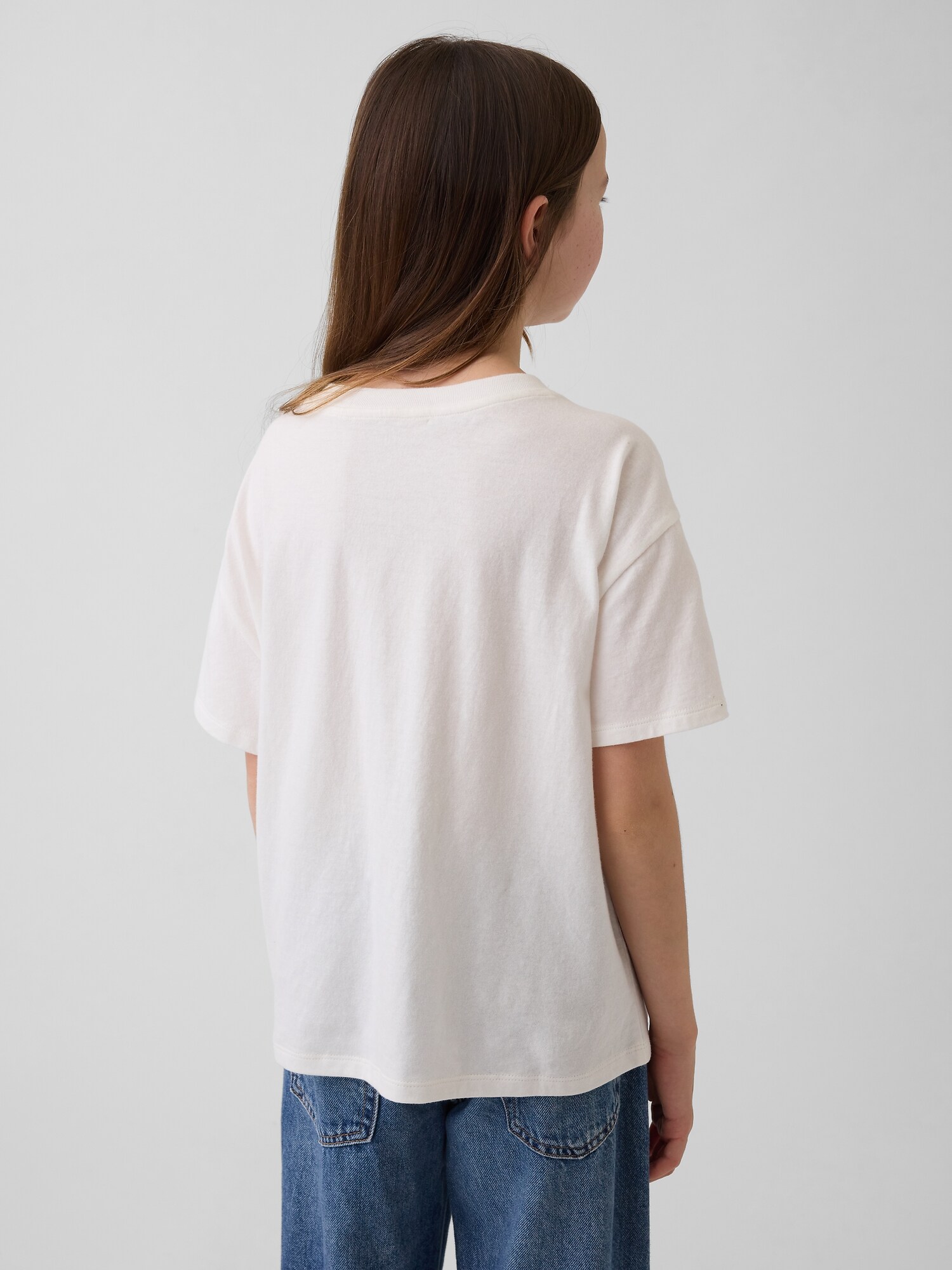 オーバーサイズ フリッピースパンコール グラフィックTシャツ-2