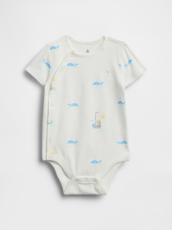 プリントボディスーツ (ベビー)-0