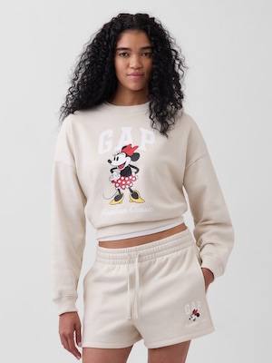 Gap &times; ディズニー ミニーマウス オーバーサイズ GAPロゴ スウェットシャツ