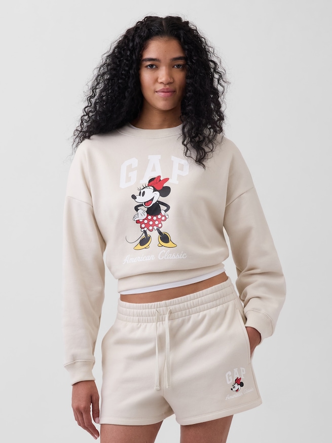 Gap &times; ディズニー ミニーマウス オーバーサイズ GAPロゴ スウェットシャツ-0