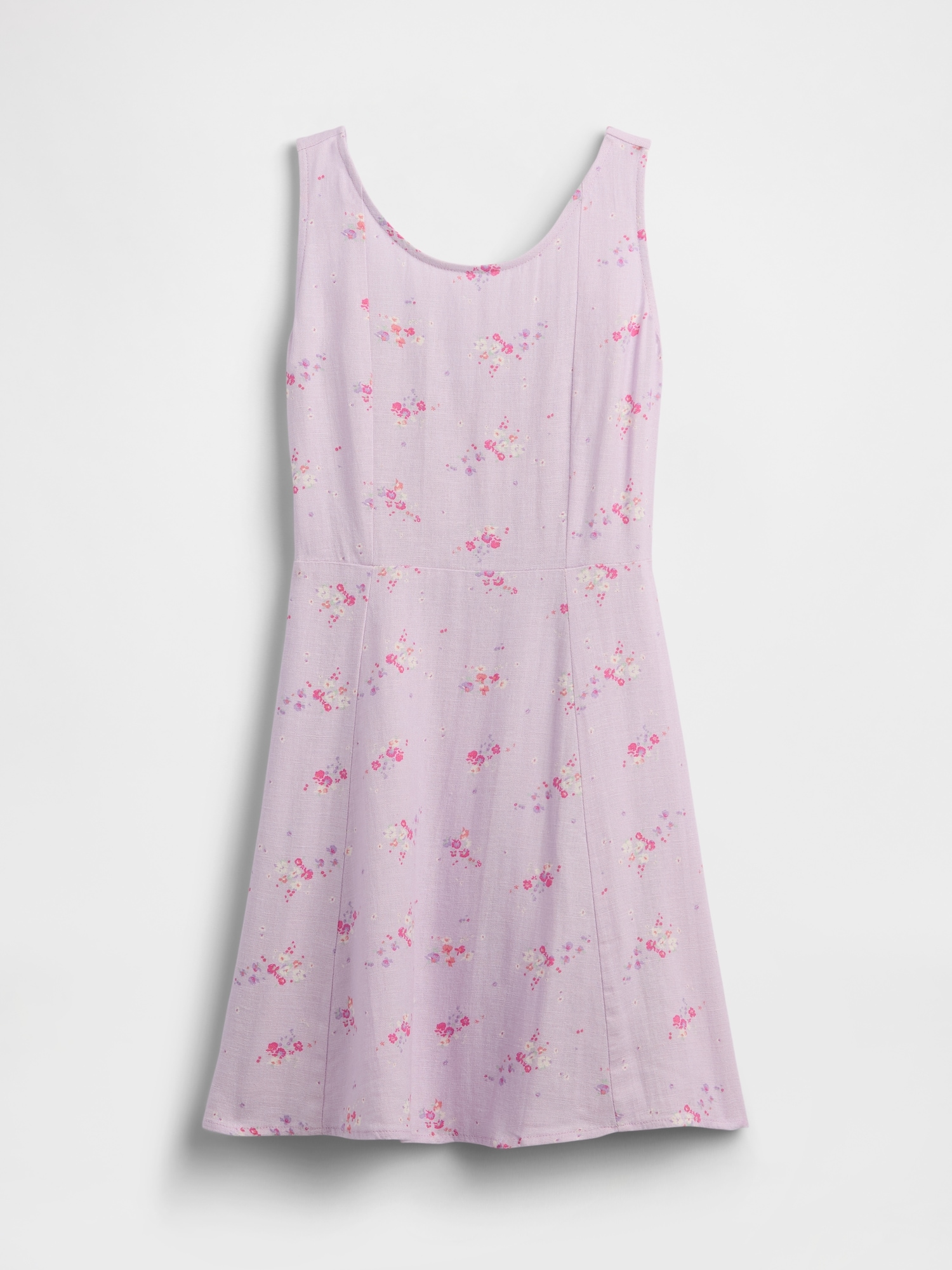 Kids Linen-Blend Tank Dress