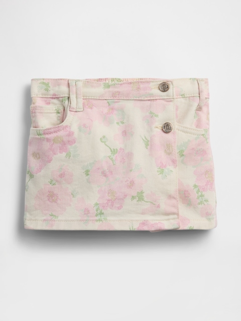 babyGap Print Denim Skort