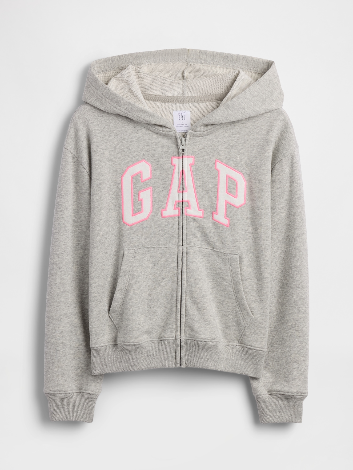 Gap公式オンラインストア | リラックスフィット GAPロゴ ジップアップ