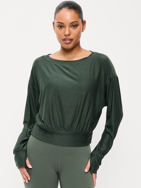 CloudMotion Boatneck Top