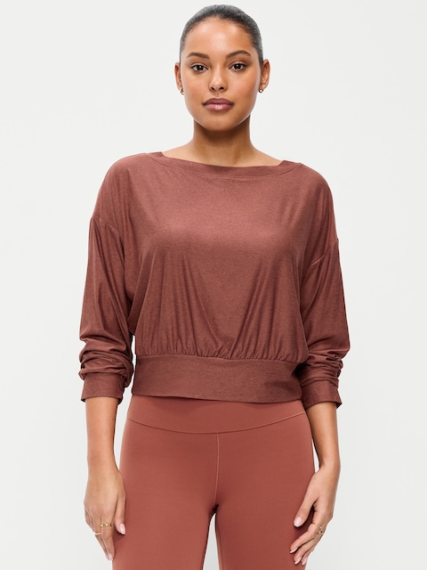 CloudMotion Boatneck Top