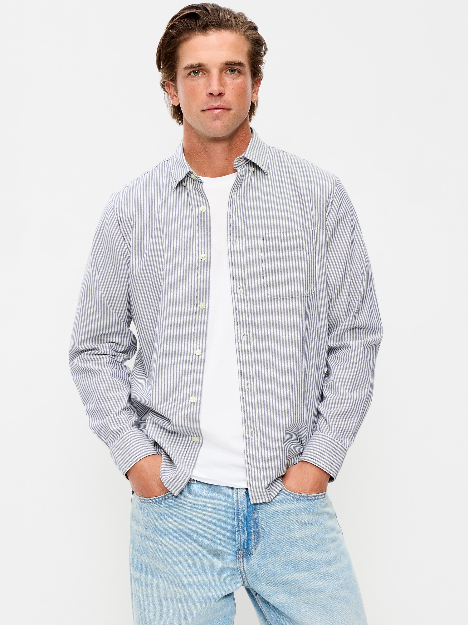 CHEMISE OXFORD PASSE-PARTOUT COUPE CLASSIQUE
