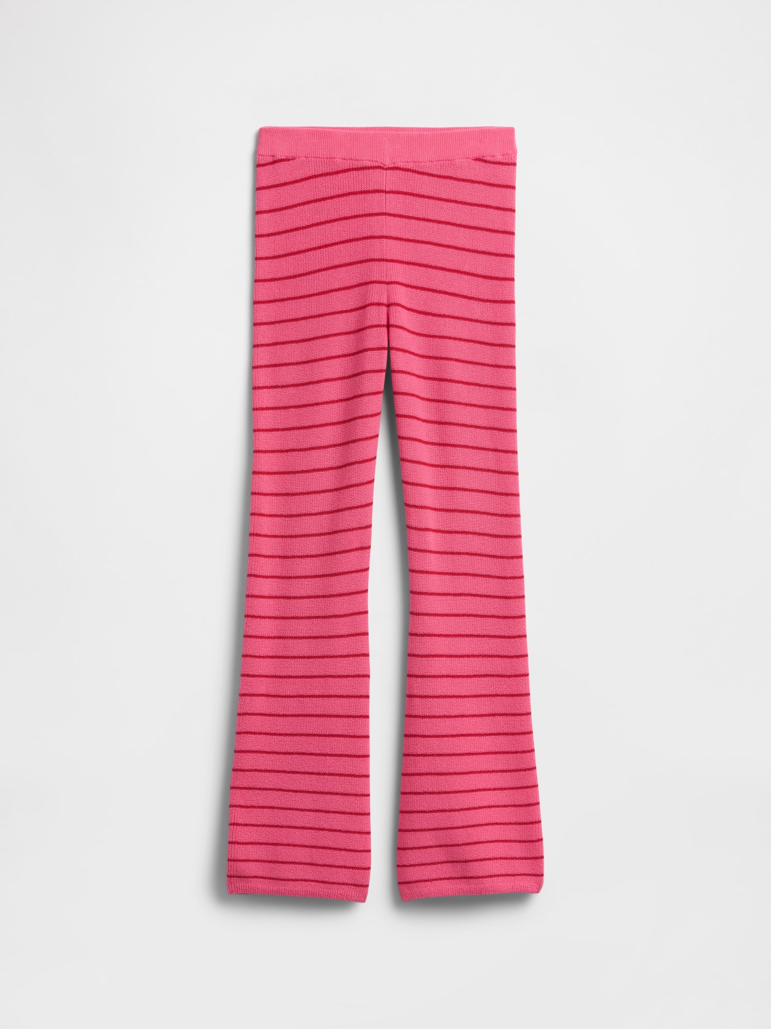 Kids Pull-On Stripe Sweater Leggings