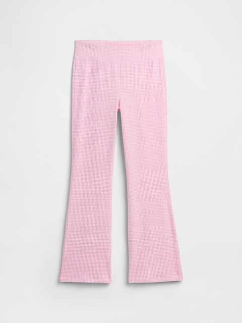 Kids Pull-On Stretch Jersey Flare Leggings