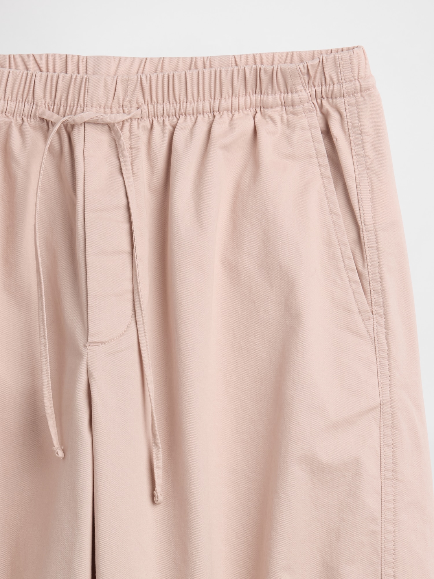 ハイライズ イージーウエスト バレルカーキパンツ-5