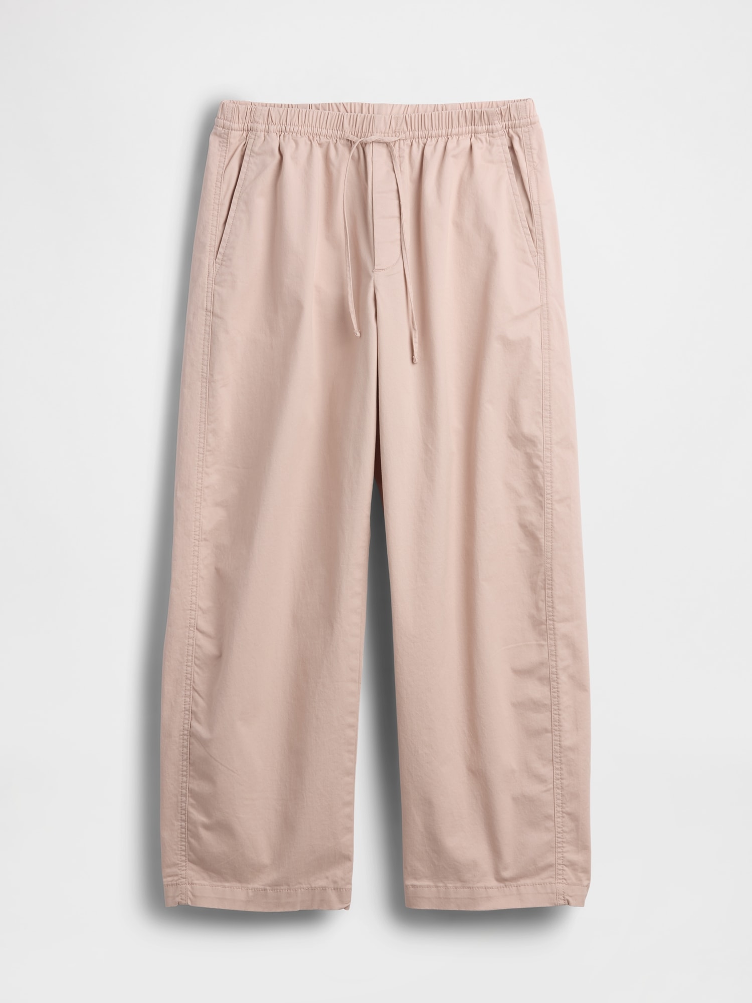 ハイライズ イージーウエスト バレルカーキパンツ-4