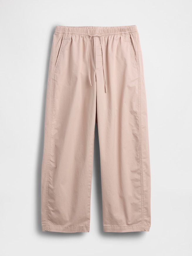 ハイライズ イージーウエスト バレルカーキパンツ-4