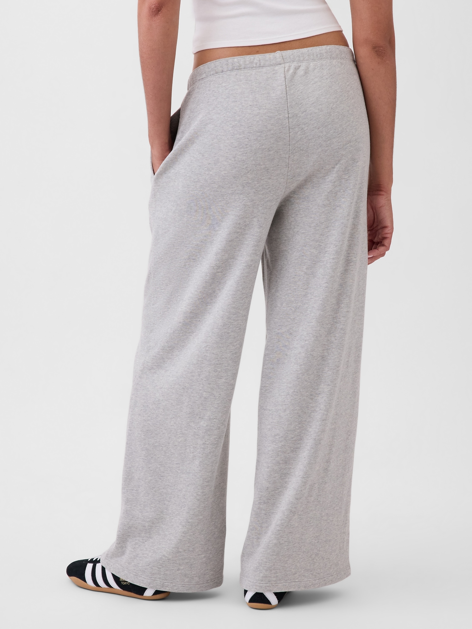 Gap公式オンラインストア | GAPロゴ フレンチテリー ワイドパンツ