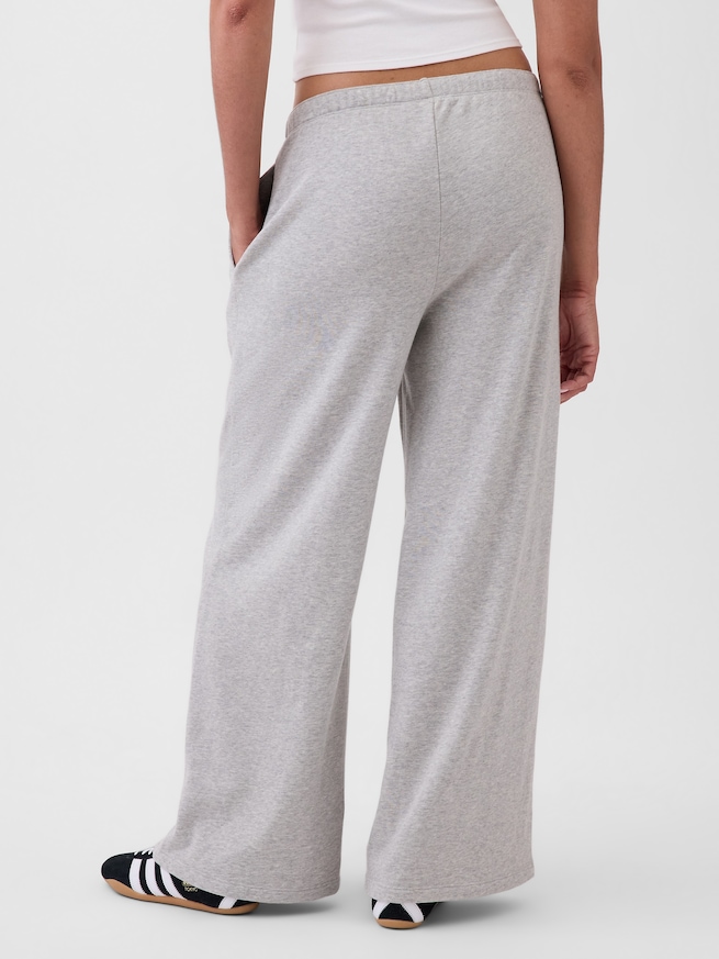 GAPロゴ フレンチテリー ワイドパンツ-3