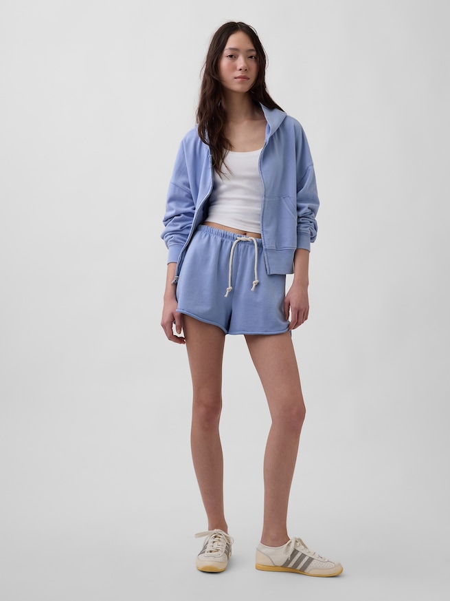 3.5" ヴィンテージソフト フレンチテリー リラックスフィット スウェットショートパンツ-0