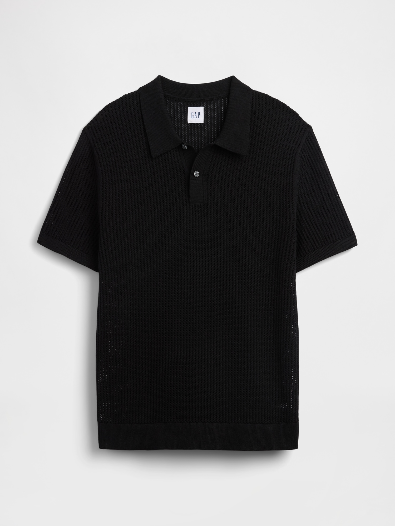 クロシェ ニットポロシャツ-2