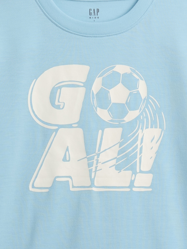 リサイクル100％ スポーツロゴ パジャマセット (キッズ)-2