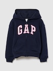 リラックスフィット GAPロゴ ジップアップパーカー (キッズ)-0