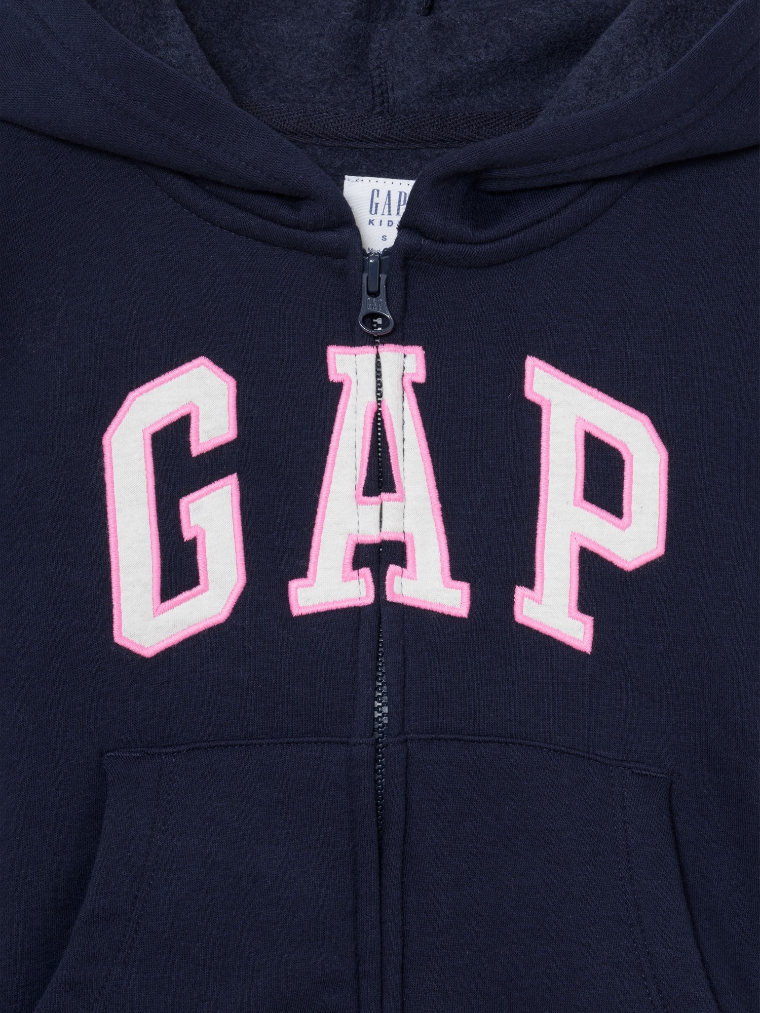 リラックスフィット GAPロゴ ジップアップパーカー (キッズ)-2