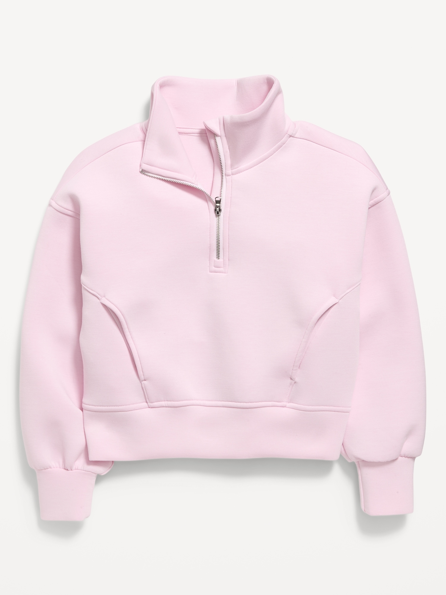 Half-Zip Bounce Fleece Pullover Sweatshirt for Girls