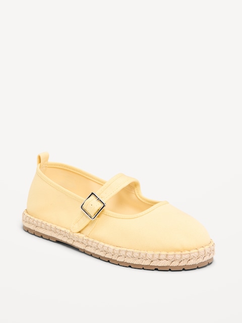 Mary Jane Espadrille Flats for Women