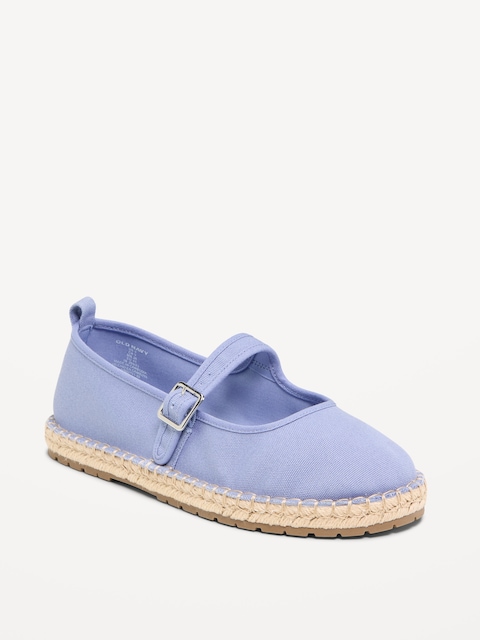 Mary Jane Espadrille Flats for Women