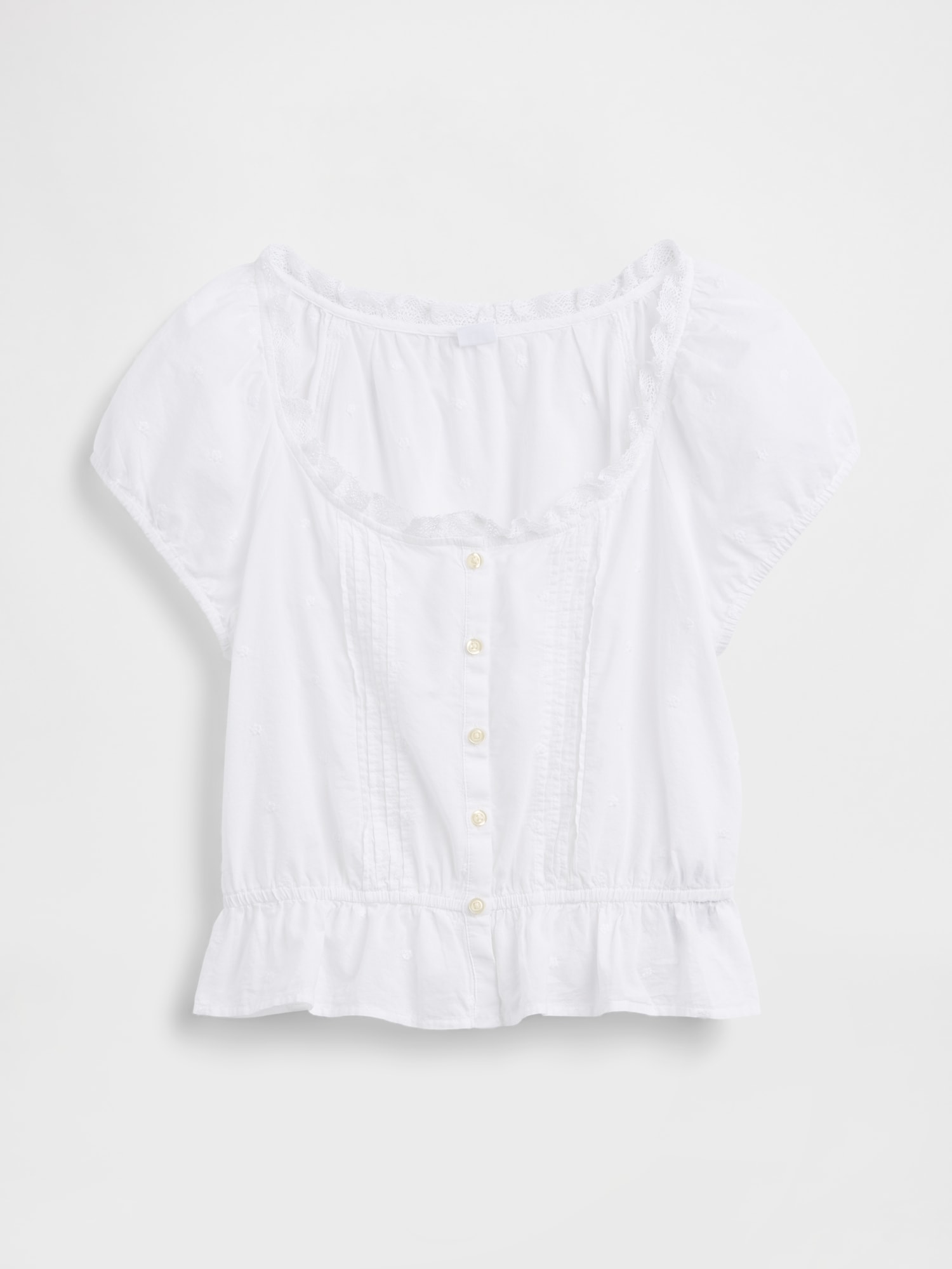 Cap-Sleeve Pintuck Top | Gap Factory