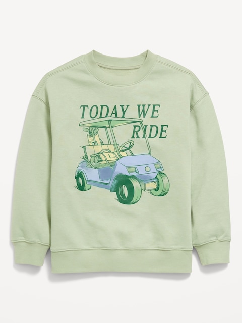 Favorite Fleece Oversized Graphic Sweatshirt for Boys