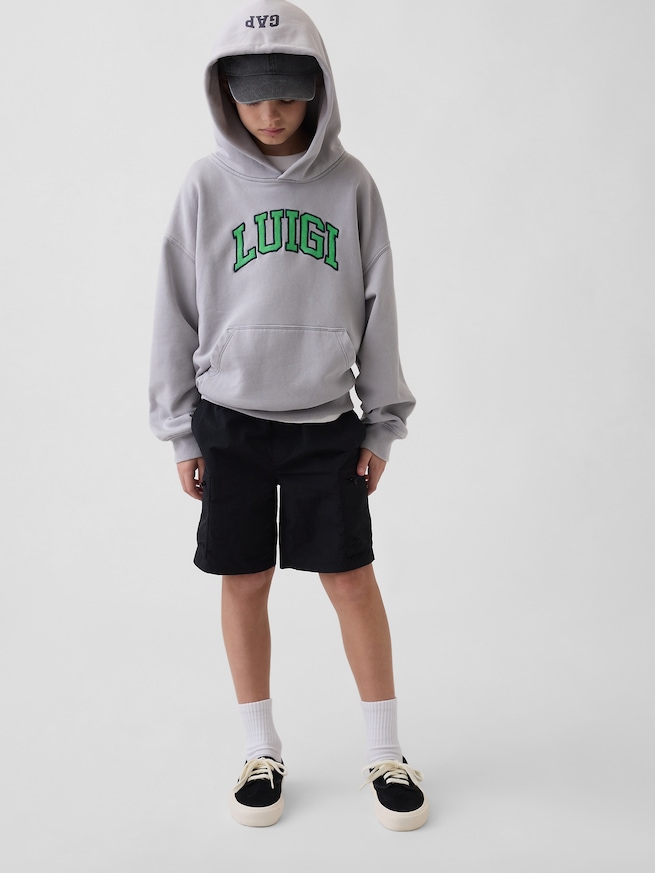 スーパーマリオブラザーズ ヴィンテージソフト リラックスフィット パーカー (キッズ)-3