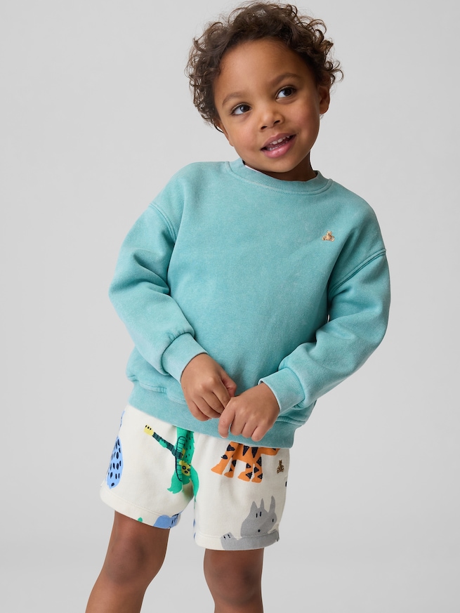 ヴィンテージソフト フレンチテリー グラフィックスウェット ショートパンツ (幼児・ベビー)-1