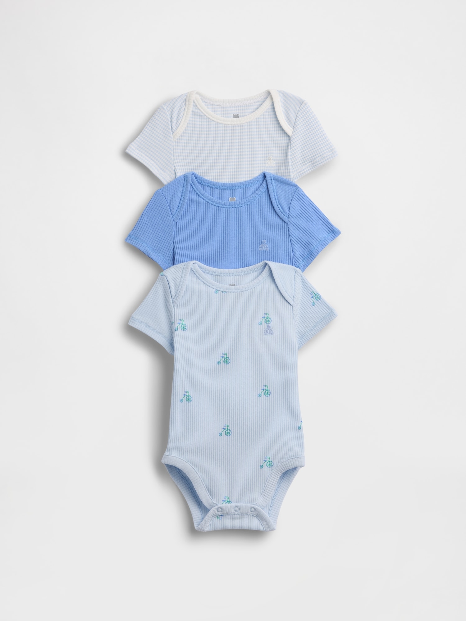 Baby First Favorites TinyRib Bodysuit (3-Pack)