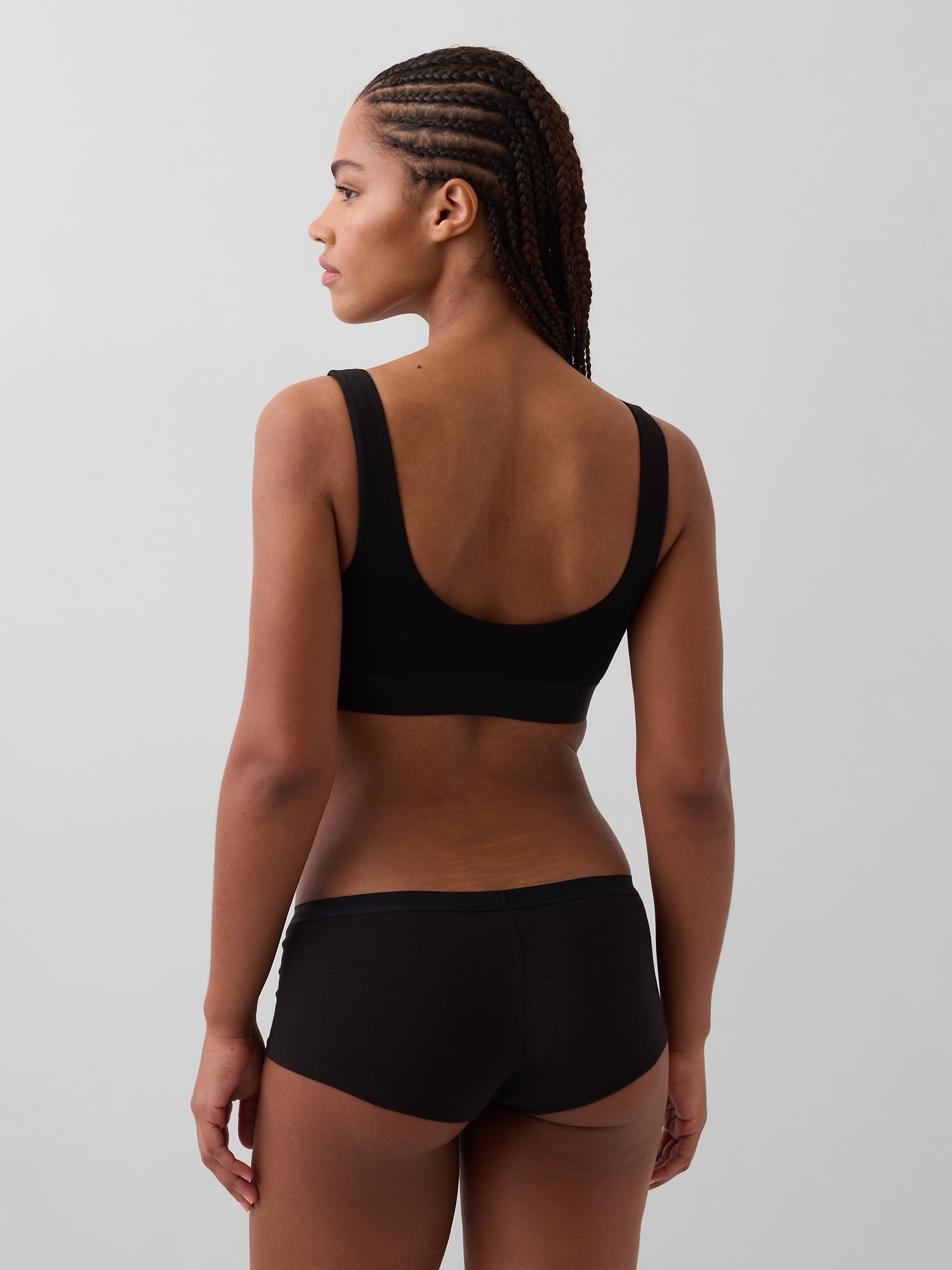 オーガニック ストレッチコットン GAPロゴ ブラレット-1