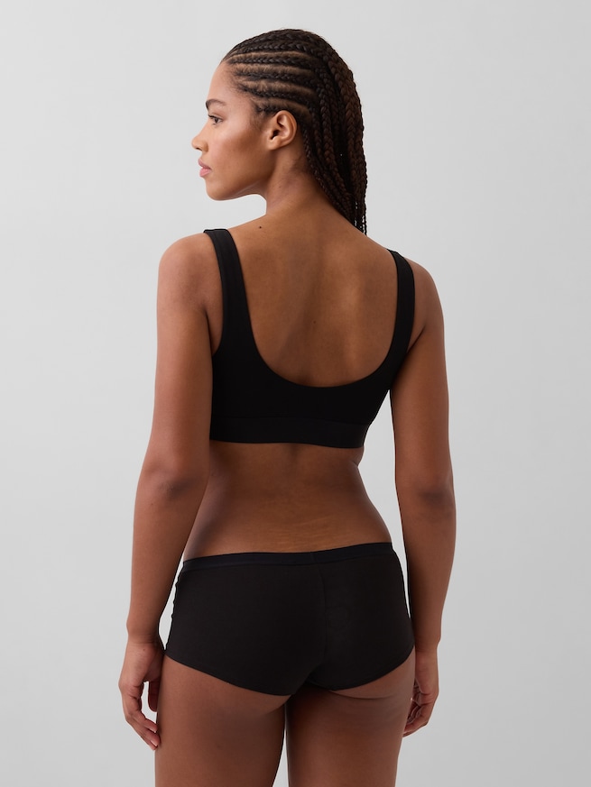 オーガニック ストレッチコットン GAPロゴ ブラレット-1