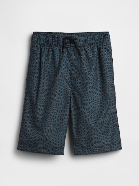 Kids 8" Recycled Swim Board Shorts
