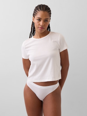 オーガニック ストレッチ コットン GAPロゴ ソング